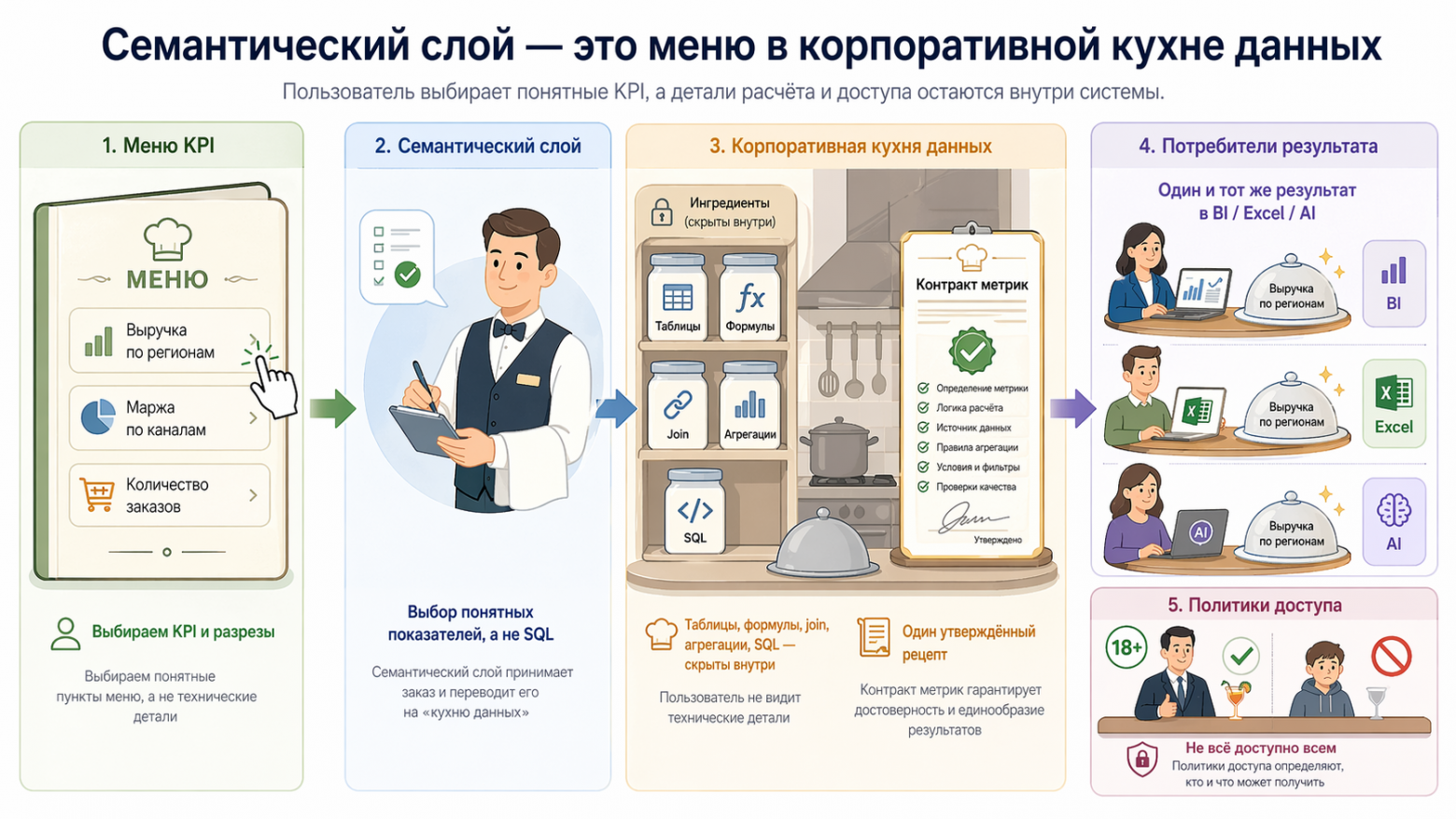 Семантический слой: архитектура, подходы и роль в эпоху AI‑аналитики - 1